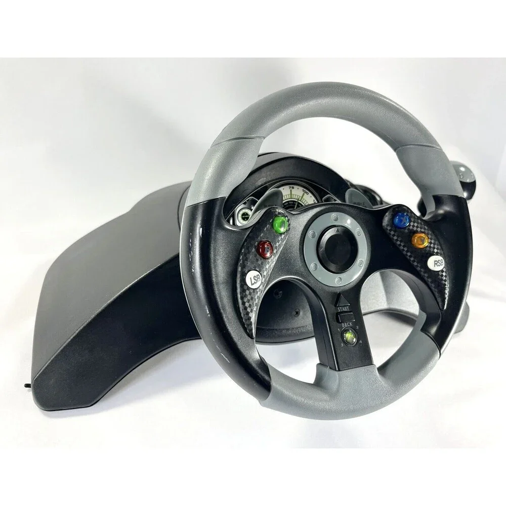 Mad Catz MC2 for Microsoft Xbox 360 Wired Racing Wheel Tested